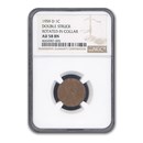 1959-D Lincoln Cent AU-58 NGC (BN, Double Struck Rotated Collar) 1959-D Lincoln Cent AU-58 NGC (BN, Double Struck Rotated Collar)